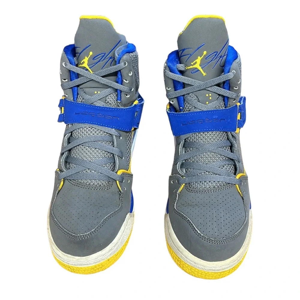 Nike Air Jordan Flight 23 Womens Gray Blue Athletic Shoes Sneakers 524865-089